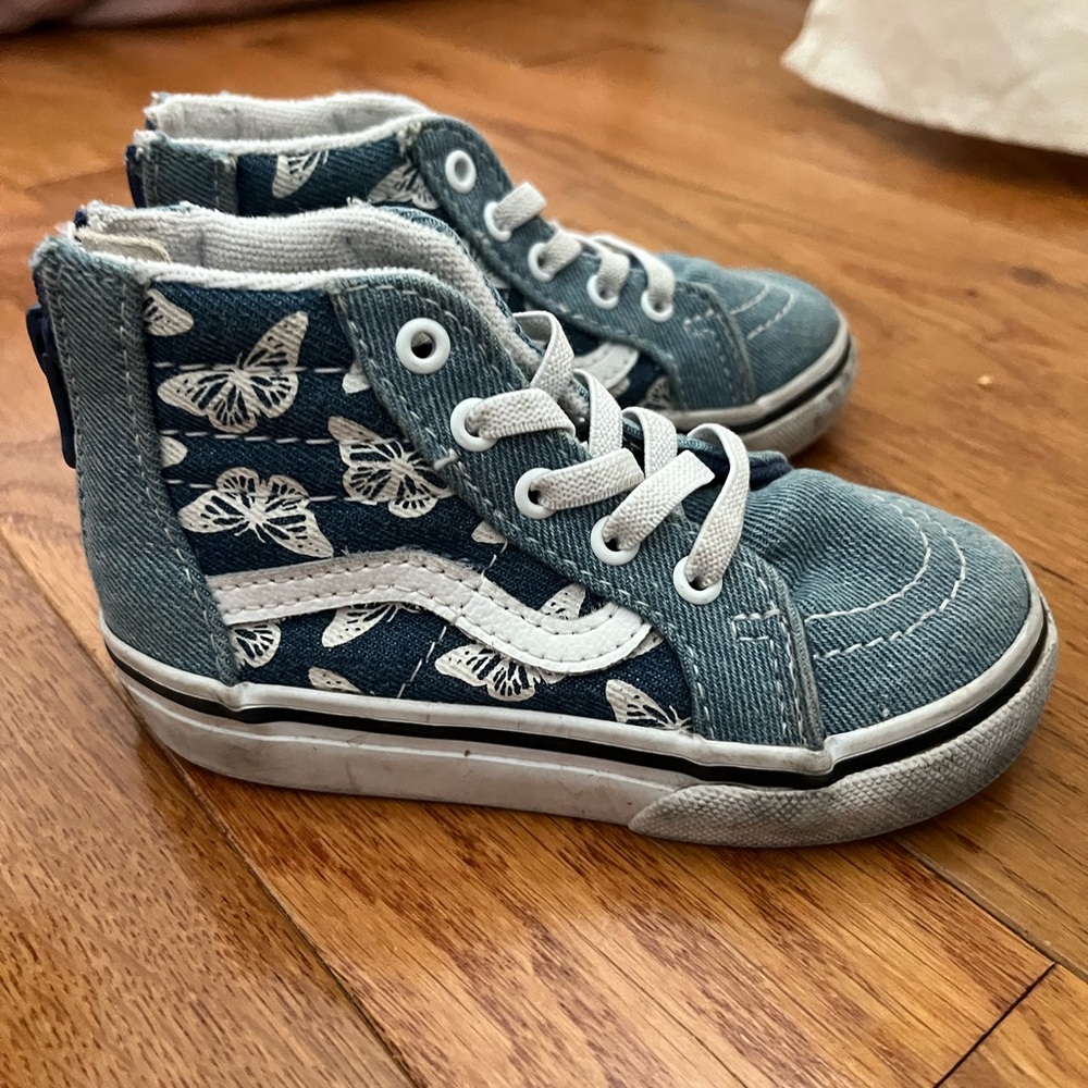 Denim Butterfly Vans